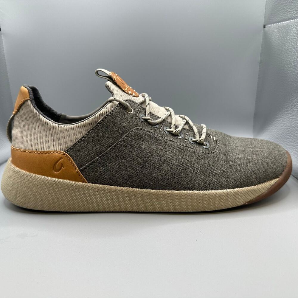 OluKai Nanea Li Men Size 10 Brown Gray Water Resistant Shoes Sneakers NEW